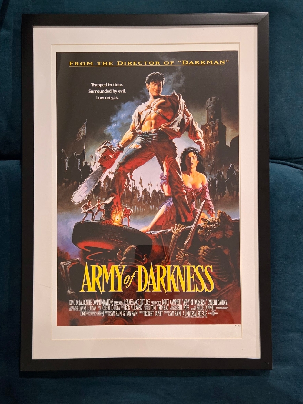 Army of Darkness Framed Poster Bruce Campbell Evil Dead Sam Raimi Horror 11x17.